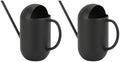 2Pcs Stainless Steel Watering Can with Long Spout 900ML Indoor Outdoor Plant Watering Pot by Unknown