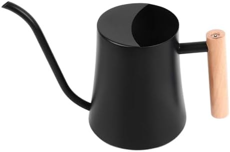 1 Liter Stainless Steel Long Spout Watering Can with Wooden Handle for Indoor Plants, 35 oz Metal Watering Pot - Image 2