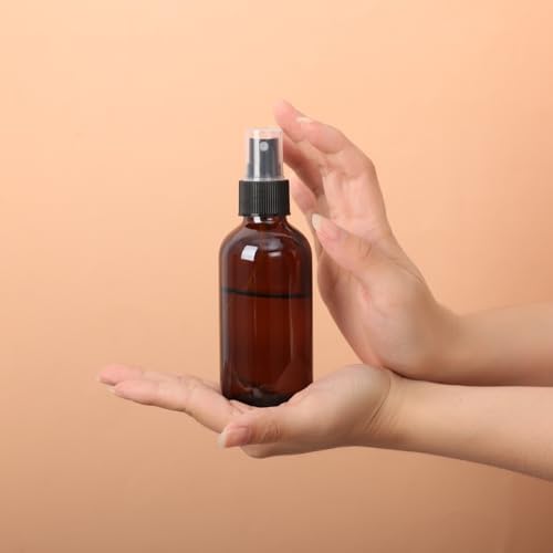 STARSIDE 24-Pack 4oz Amber Glass Spray Bottles with Fine Mist Sprayer - Image 5