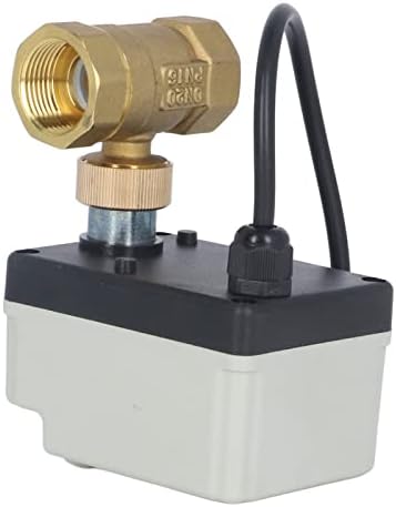 Motorized Ball Valve Brass Body ABS Shell 2 Way Normally Closed Electrical Ball Valve DC12 To 24V DN20 IP54 For Industrial Automation Control Systems - Image 3