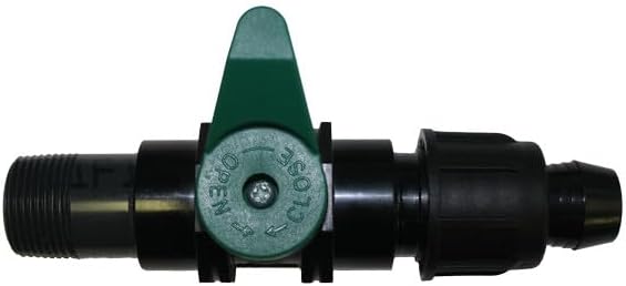 (100 Pack) Irritec 3/4" Easy Loc x 3/4" MPT w/Valve – Connect 3/4" poly tubing – Reusable, Leak-Proof Drip Irrigation Fitting – USA Made - Image 2