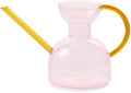 Modern Sprout Glass Watering Can -32oz -Long Spout Modern Decor (Pink/Gold) by ModernSprout