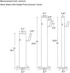 Cylindrical Garden Water Column Freestanding Outdoor Water Tap with Hose Holder,Antifreeze Water Hydrant Heavy-Duty Garden Water Fountain(50x20.5cm) - Image 2