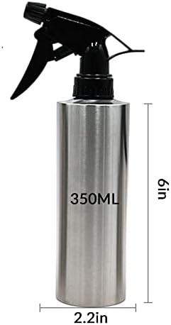 Personalized Sprayer Stainless Steel Hand Press Watering Can with Nozzle Laser Engraving Custom Text Logo Watertight and Corrosion Resistant (304 stainless steel) - Image 3