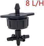 Irrigation Dripper 2/4/8L Stable Flow Dripper with Three-Way and Five-Way Barb Connector for Agricultural Drip Irrigation System Dripper Drip Irrigation Arrow Adapter 100 Pc (Color : Clear) - Image 2