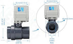 1/2" 3/4" 1" 110-230VAC Normally Closed/Open CF8/Stainless Steel 304 Motorized Electrical Ball Valve With U.S. Plug (1 inch Plastic, Normally Closed) - Image 3