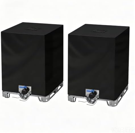NEVERLAND IBC Tote Cover 275 Gallon 420D Water Tank Cover 2 Pack by Professionalcoversellers