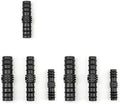 15mm 18mm 24mm PE Barb End Connectors Couplings Straight Tee Connector Micro Drip Irrigation Tube Repair Fitting Garden Watering(Straight,24MM_10 PIECES) by Unknown