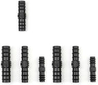 15mm 18mm 24mm PE Barb End Connectors Couplings Straight Tee Connector Micro Drip Irrigation Tube Repair Fitting Garden Watering(Straight,15MM_30 PIECES) by Unknown