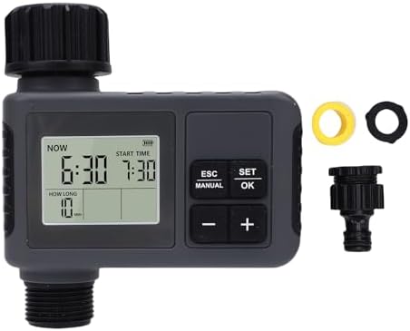 VINGVO Garden Hose Water Timer for Lawns Gardens 3/4 Inch Faucet - Image 6