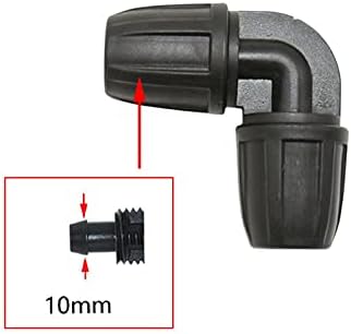 Hose Connector Adapter 50Pc Drip Irrigation 8mm To 4mm Garden Hose Connector T-shaped Elbow End Plug Direct Repair 8/11 To 4/7mm Water Separator With Lock (Color : Tee) - Image 6