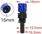 Ship accessories Quick Connector Nipple EURO 3/4'' Threaded Barb Adapter for 4/8/16/20/25/32mm PE Hose Pipe Garden Drip Irrigation Watering Irrigation accessories(Green) - Image 4