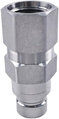 FridayParts Hydraulic Male Flat Face Coupler AT312470 Compatible for John Deere 110 240 250 260 270 315 317 320 325 328 332 410G 310G 320D 318D 310SG (Male Flat Face Coupler) - Image 6