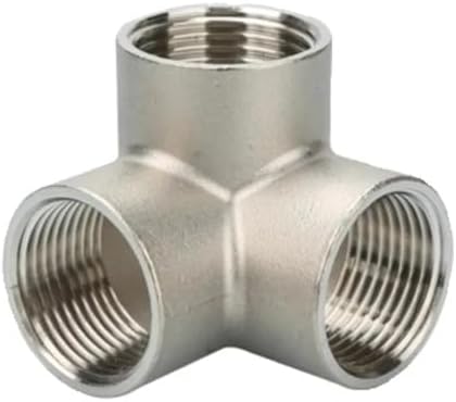 BUILDRA 1/4" 3/8" 1/2" 3/4" 1" 1.2" .5" Female 3/4/5 Ways Corner Splitter Stainless Steel Pipe Fitting Connector(3 Ways,1/2") by Unknown