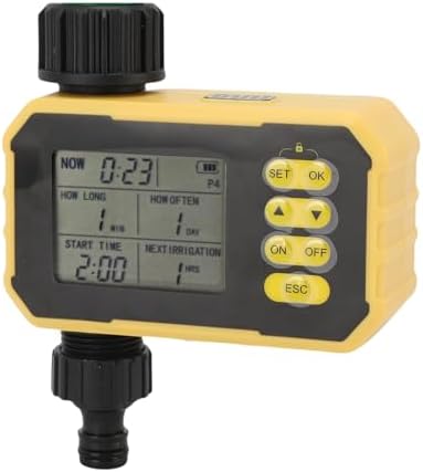AUNMAS Solar Sprinkler Timer, 2000mAh Battery - Image 4