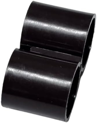 NETAFITM Drip Irrigation Barbed Fittings,3/8" 12MM Black Drip Tubing Coupler Elbow Tee Reducer (Figure 8-12mm (3/8"), 25 Count) - Image 3