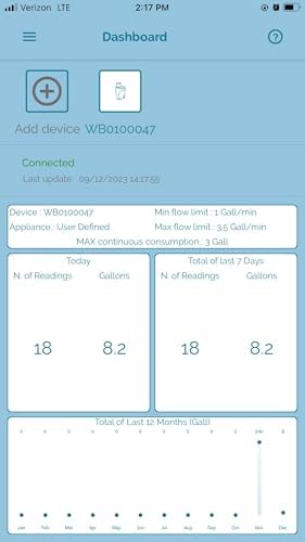 E-WaterBlock Bluetooth Water Leak Shutoff & Flow Meter – Smart Water Control for Leak Detection, Automatic Shutoff, & Flow Monitoring – Detects & Stops Micro Leaks - Line Bursts – Water Flow Analytics - Image 5