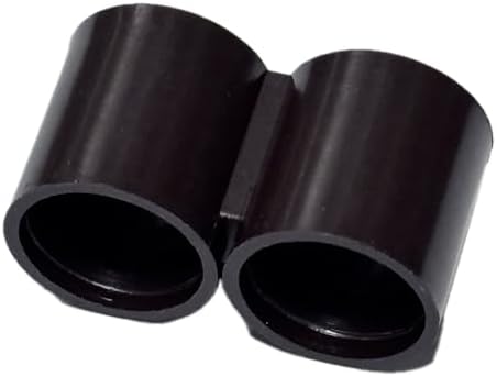 NETAFITM Drip Irrigation Barbed Fittings,3/8" 12MM Black Drip Tubing Coupler Elbow Tee Reducer (Figure 8-12mm (3/8"), 25 Count) - Image 4