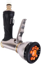 Garden Water Hose Nozzle, Heavy-Duty Metal, Durable And Not Easy To Rust, Car Wash, Gardening Watering Tool Boquillas by Unknown