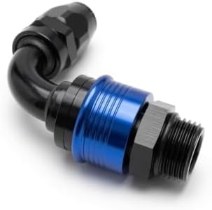 AN8 Quick Release 90 Degree Hose End Adapter for Braided Fuel Line WITH 1/2 SAE Male Quick Connect (AN6, 0 Degree) - Image 4