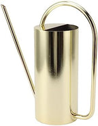 HERCHR Watering Can, Watering Can Indoor Metal Watering Can with Long Spout Watering Can for Plants Mini Watering Can Long Spout Water Can(Gold) - Image 7