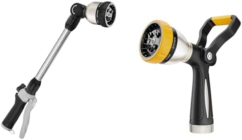 FANHAO 16 Inche Watering Wand + Fireman's Hose Nozzle by FANHAO