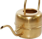 Deco 79 Metal Watering Can Indoor Outdoor Planter Small Planter Pot, Set of 3 Planters 7", 8", 9" H, Gold - Image 5