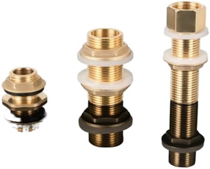 8PCS Brass Tank Fittings Silicone Gasket Copper Tubing Fish Tanks Connectors Garden Irrigation Hose Adapter - Image 6