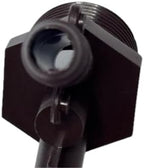 NETAFITM Drip Irrigation Barbed Fittings,3/8" 12MM Black Drip Tubing Coupler Elbow Tee Reducer (Threaded Male Adapter - 12mm 'V' 2-Way X 3/4" MPT, 25 Count) - Image 5