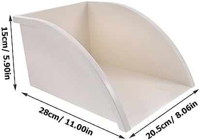 HOMSFOU PVC White Rainwater Collection Splash Block for Downspout Drainage - Image 2
