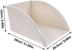 HOMSFOU PVC White Rainwater Collection Splash Block for Downspout Drainage - Image 2