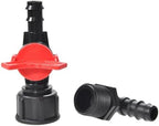 1 Set 16mm 1/2" Garden Hose Splitter Tee Reducer Barb Connector with Tap Valve 3-Way Fitting for Drip Irrigation System(B) - Image 6