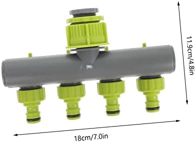 Sosoport 2pcs Garden Hose Adapter Connector Way Hose Splitter Faucet Manifold for - Image 6