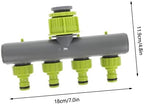 Sosoport 2pcs Garden Hose Adapter Connector Way Hose Splitter Faucet Manifold for - Image 6