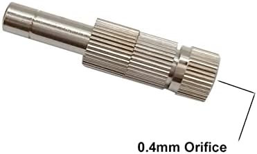 Garden Lawn Sprinkler Irrigation System 5 Pieces of Mist Cooling Slide Lock Nozzle Low Pressure Mini Quick Coupling Garden Irrigation Sprayer with Filter 6 Mm (Color : 0.4mm Orifice) - Image 2