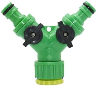1/2 3/4 Thread 2-way Tap Hose Water Splitter Garden Tap Y Splitter Watering Fittings Adjustable Switch Joints(A) by Unknown