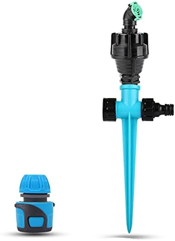 360 Degree Automatic Garden Sprinklers Watering Grass Lawn Rotary Nozzle Rotating Water Sprinkler System Supplies by Unknown