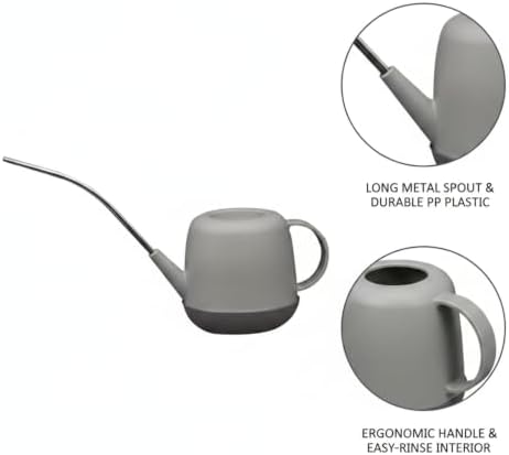 Long Spout Watering Can for Indoor Plants, Durable PP Plastic Pot Waterer with Precision Flow Control for Hanging Baskets and Dense Foliage - Image 6