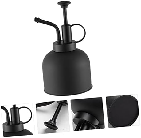 Plant Mister Spray Bottle Black Vintage Style Stainless Steel - Image 3