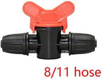 Xiaochen Garden Plumbing Hose Adapter 3/8" to 1/4" Hose Connector Tee Manifold Elbow End Plug Repair 8/11 to 1/8" 4/7 Mm Barb Reducer 5 Pieces (Color : Elbow) - Image 7