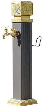 Freestanding Garden Water Column, Frost Free Hydrant, Floor-Standing Tap with Hose Holder, Sun and Cold Protection, for Irrigation and Watering(74cm/29.1in) by Unknown