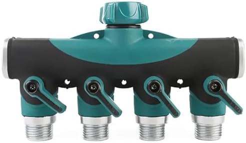 1-2-4 Way Heavy Duty Garden Hose Splitter Faucet Splitter, Outdoor Faucet Splitter Adapter for Water Hose, Water Spigot Splitter(Y USA) - Image 7