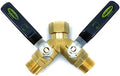 Fairview Industrial-Grade Garden Hose Splitter, Large Handles by Fairview