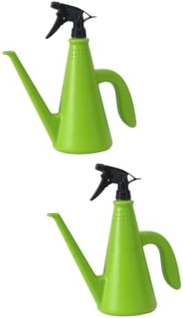POPETPOP 2pcs Dual-Purpose Watering Can Fine Mist Spray Versatile Garden Tool for Plants Design Green for Houseplant Care by POPETPOP