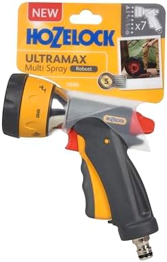 HOZELOCK - Multi-Jet Spray Gun Ultramax Pro Metal : For Intensive Watering, Ergonomic and Extremely Robust (Metal Body), Locking Function and Flow Control: 7 Spray Patterns [2698 0000] - Image 3