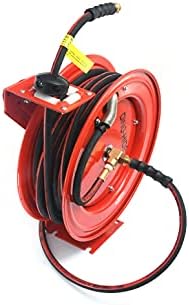 RMX Dino-Hide - Heavy-Duty Retractable Hose Reel w/Wrapped Finish Rubber Air Hose (3/8" x 50' w/ 18 Ga. Reel) - Image 3