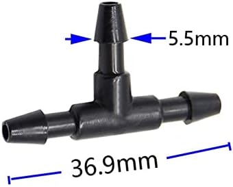 Hose Barb Connectors Tee Cross Reducing Connector Water Splitter For 3/5 4/7 Hose Drip Irrigation System Joints 30Pcs (Color : Cross) - Image 3