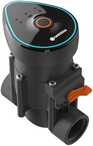 Gardena Irrigation Valve 9 V Bluetooth: Irrigation Controller that can be Programmed with the Bluetooth app, Range up to 10 m, six Independent schedules (01285-20) by Unknown
