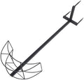 Toyvian Freestanding Garden Hose Holder Black Iron Hose Storage Rack Stand with Detachable Stake for Outdoor Patios Spacesaving Solution Prevents Tangling by Toyvian