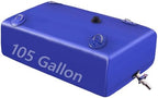 Foldable Portable Water Storage Bladder - 105 Gallon Large Water Tank with 3/4" PVC Spigot and Hose Kit for Camping, Garden, Emergency by Rodelna